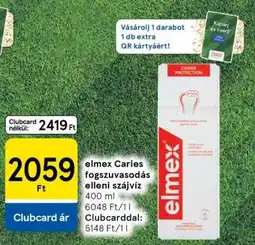 Tesco elmex Caries fogszuvasodás elleni szájvíz ajánlat