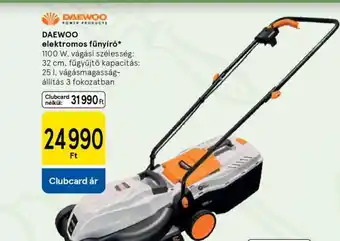 Daewoo elektromos fűnyíró