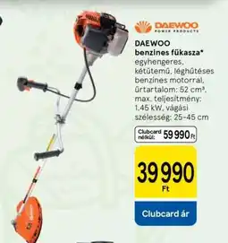 Tesco Daewoo benzines fűkasza ajánlat