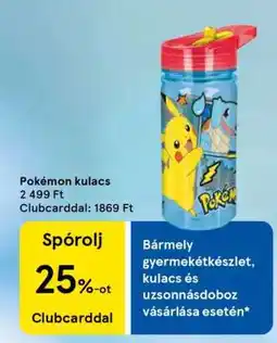 Tesco Pokémon kulacs ajánlat