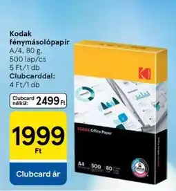 Tesco Kodak fénymásolópapír ajánlat