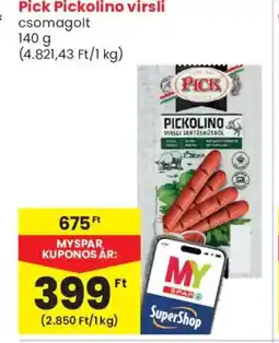 Spar Market Pick Pickolino virsli ajánlat