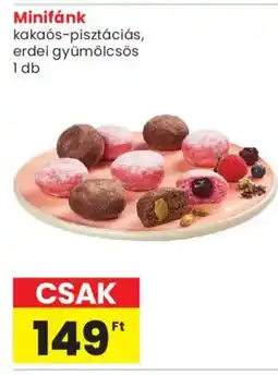 Spar Market Minifánk kakaós-pisztáciás, erdei gyümölcsös ajánlat
