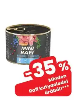 Spar Market Mini Rafi kutyaeledel ajánlat