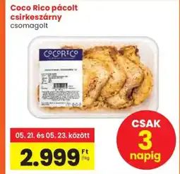Spar Coco Rico pácolt csirkeszárny ajánlat