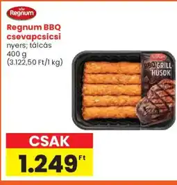Spar Regnum bbq csevapcsicsi ajánlat