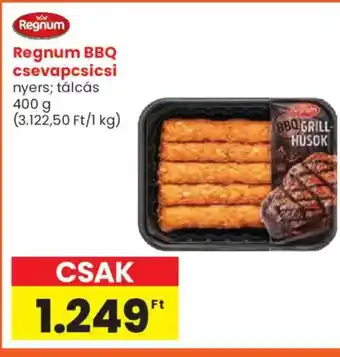 Spar Regnum bbq csevapcsicsi ajánlat
