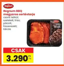 Spar Regnum bbq magyaros sertéstarja ajánlat