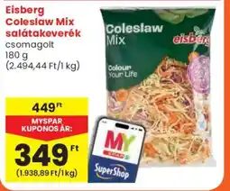 Spar Eisberg Coleslaw Mix salátakeverék ajánlat
