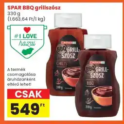 Spar Spar bbq grillszósz ajánlat
