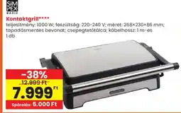Spar Simpex Basic Kontaktgrill ajánlat