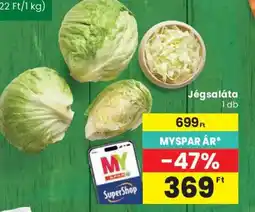 Spar Jégsaláta ajánlat