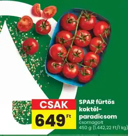 Spar Spar fürtös koktélparadicsom ajánlat