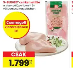 Spar S-BUDGET csirkemellfilé ajánlat