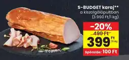 Spar S-Budget karaj ajánlat