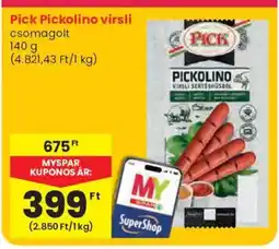 Spar Pick Pickolino virsli ajánlat