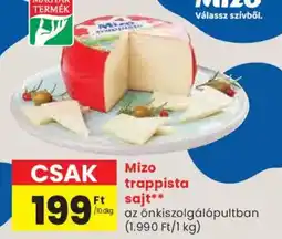 Spar Mizo trappista sajt ajánlat