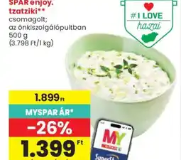 Spar Spar Enjoy. Tzatziki ajánlat