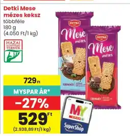 Spar Detki Mese mézes keksz ajánlat