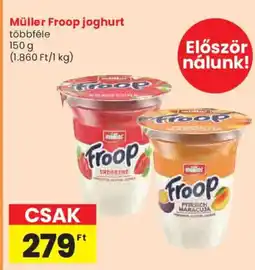 Spar Müller Froop joghurt ajánlat