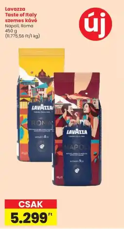 Spar Lavazza Taste of Italy szemes kávé ajánlat
