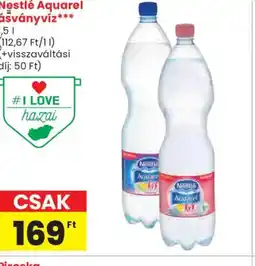 Spar Nestlé Aquarel ásványvíz ajánlat