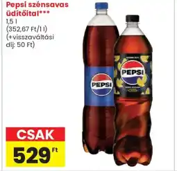 Spar Pepsi szénsavas üdítőital ajánlat
