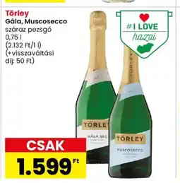 Spar Törley Gala, Muscosecco száraz pezsgő ajánlat