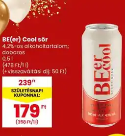 Spar BE(Er) Cool sör ajánlat