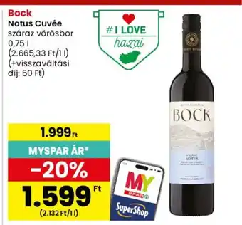 Spar Bock Notus Cuvée ajánlat