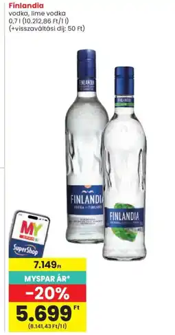 Spar Finlandia vodka ajánlat