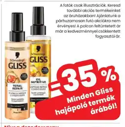 Spar Gliss hajápoló ajánlat