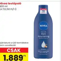 Spar Nivea testápoló ajánlat