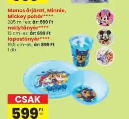 Spar Mancs őrjárat, Minnie, Mickey pohár ajánlat