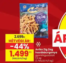 Spar Aviko Zig Zag hasábburgonya ajánlat