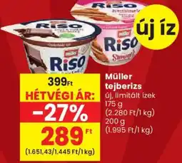 Spar Müller tejberizs ajánlat