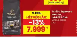 Spar Tchibo Espresso szemes, pörkölt kávé ajánlat