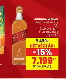 Spar Johnnie Walker Red Label whisky ajánlat