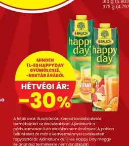 Spar Rauch Happy Day gyümölcslé és nektár ajánlat
