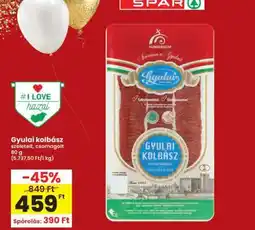 Interspar Gyulai kolbász ajánlat