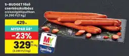 Interspar S-BUDGET főző cserkészkolbász a kiszolgálópultban ajánlat
