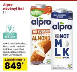 Interspar Alpro növényi ital ajánlat