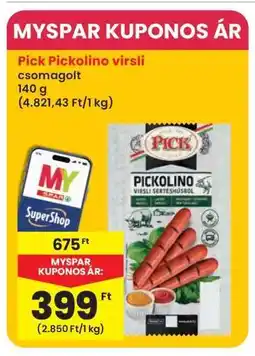 Interspar PICK Pickolino virsli ajánlat
