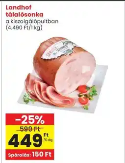 Interspar Landhof tálalósonka ajánlat