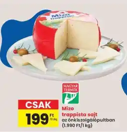 Interspar MIZO Trappista sajt ajánlat