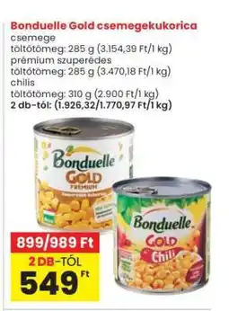 Interspar Bonduelle Gold Csemegekukorica ajánlat