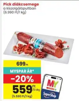 Interspar Pick diákcsemege ajánlat