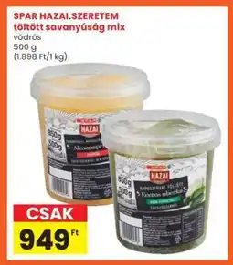 Interspar SPAR HAZAI.SZERETEM töltött savanyúság mix ajánlat