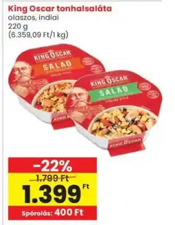 Interspar King Oscar tonhalsaláta ajánlat