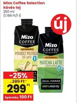 Interspar Mizo Coffee Selection kávés tej ajánlat